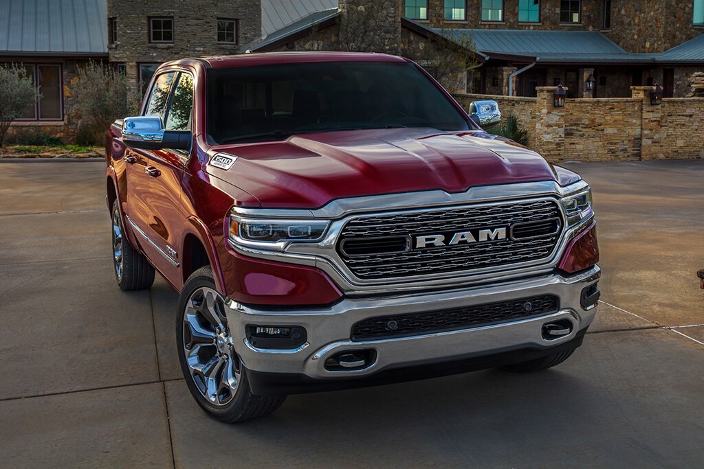 2021 Ram 1500 Limited in red